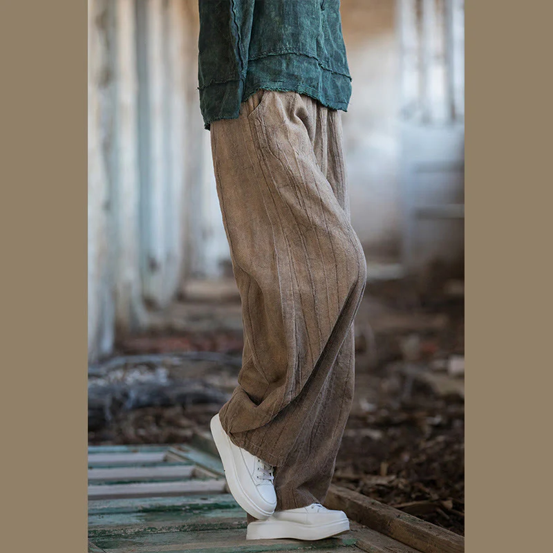 Pantaloni harem tie-dye retrò Buddha Stones, pantaloni da yoga casual da donna con tasche - Image 24