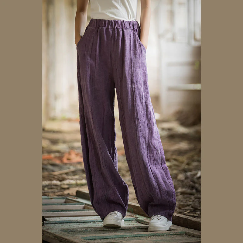 Pantaloni harem tie-dye retrò Buddha Stones, pantaloni da yoga casual da donna con tasche - Image 45