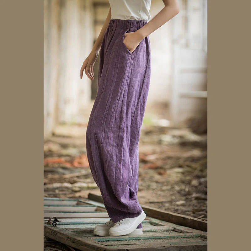 Pantaloni harem tie-dye retrò Buddha Stones, pantaloni da yoga casual da donna con tasche - Image 47