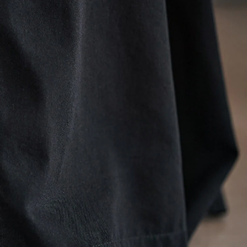 Pantaloni larghi da donna con tasche e apertura a fessura in stile retrò Buddha Stones - Image 18