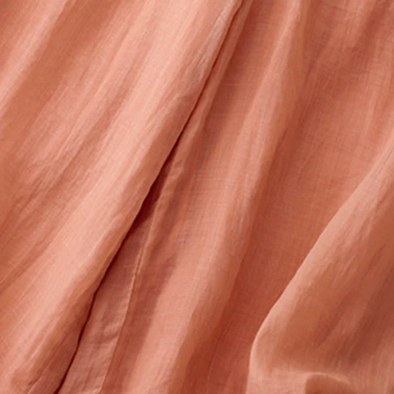 Pantaloni larghi da donna in cotone e lino con tasche, con elastico in vita e ricamo geometrico Buddha Stones - Image 6