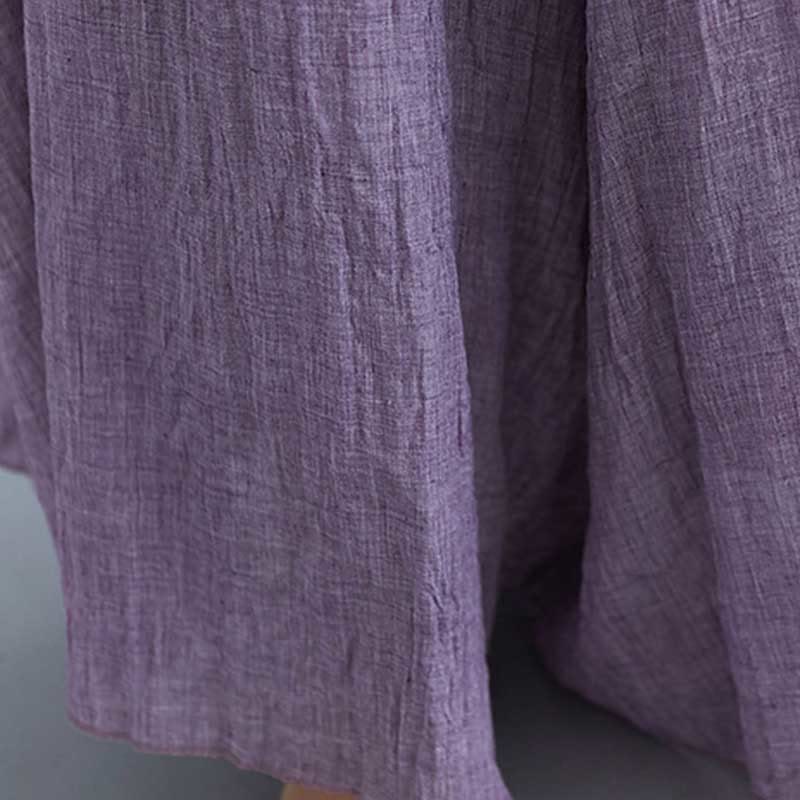 Pantaloni larghi in cotone e lino casual da donna Buddha Stones per yoga e danza - Image 27