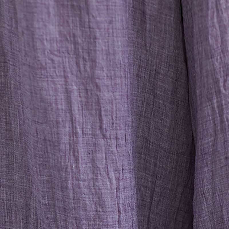 Pantaloni larghi in cotone e lino casual da donna Buddha Stones per yoga e danza - Image 28