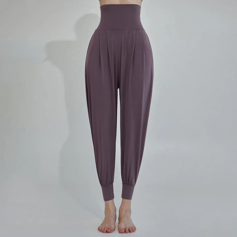 Pantaloni Leica da donna Buddha Stones Casual Plain a vita alta e asciugatura rapida con tasche - Image 15