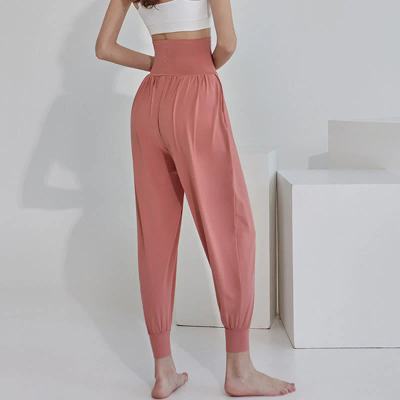 Pantaloni Leica da donna Buddha Stones Casual Plain a vita alta e asciugatura rapida con tasche - Image 25