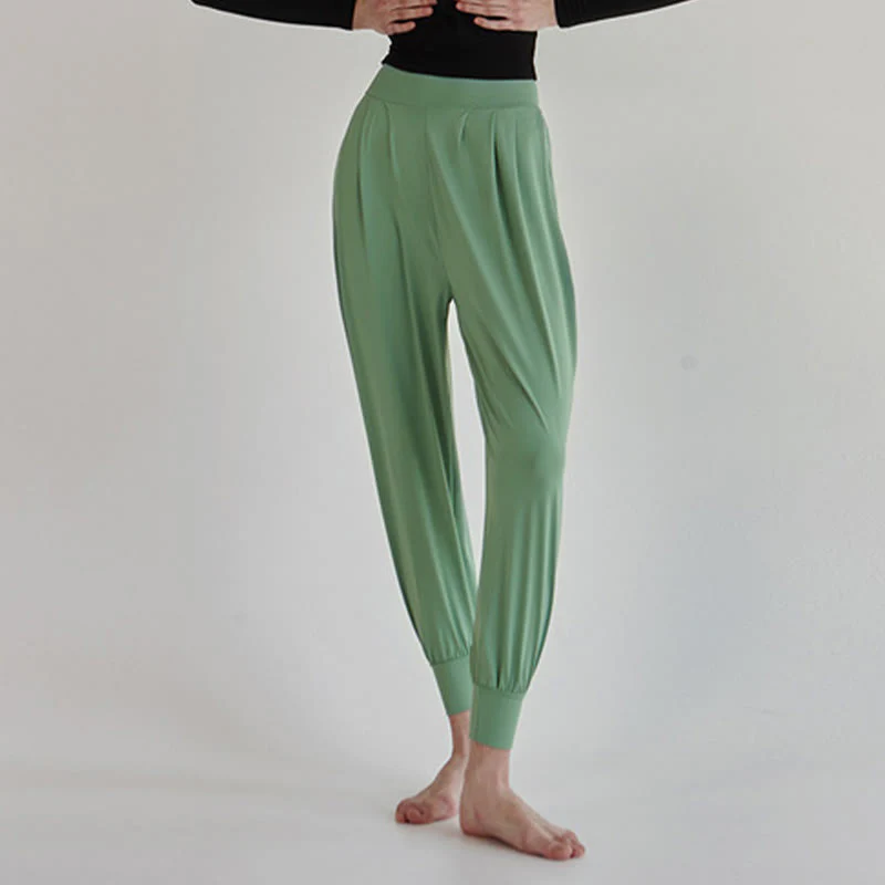 Pantaloni Leica da donna Buddha Stones Casual Plain a vita alta e asciugatura rapida con tasche - Image 30