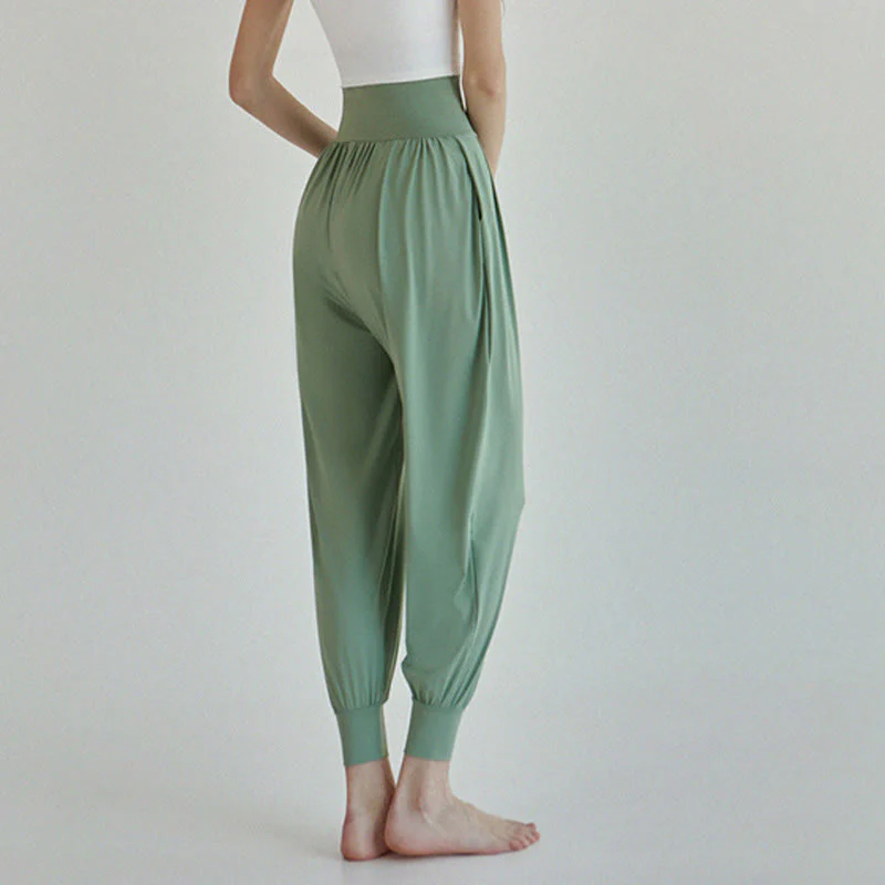 Pantaloni Leica da donna Buddha Stones Casual Plain a vita alta e asciugatura rapida con tasche - Image 31