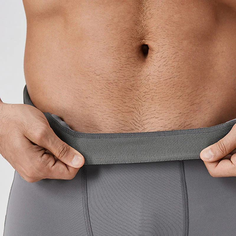 Pantaloni sportivi da uomo elastici e traspiranti con vita alta, tinta unita, Buddha Stones, con tasca posteriore con cerniera - Image 12