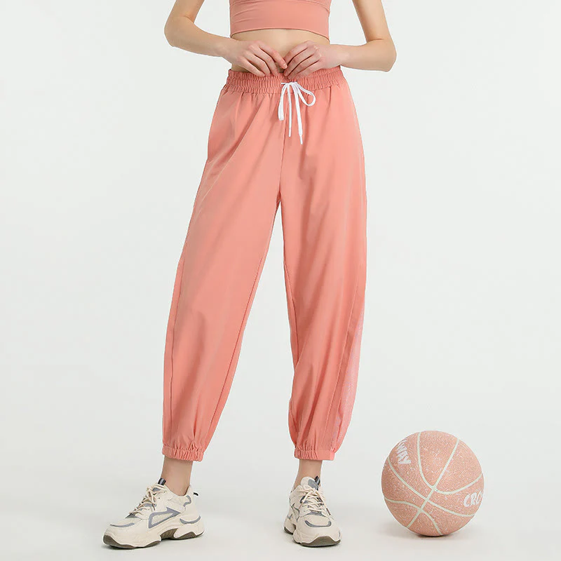 Pantaloni sportivi da yoga fitness larghi a vita alta con tasche Buddha Stones - Image 13