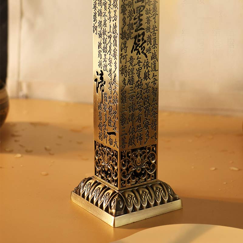 Porta incenso in lega Heart Sutra, decorazione per la casa, bruciatore di incenso - Image 6