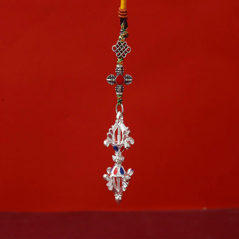 Portachiavi con corda dell'illuminazione Vajra Buddha Stones - Image 4