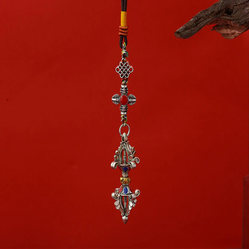 Portachiavi con corda dell'illuminazione Vajra Buddha Stones - Image 6