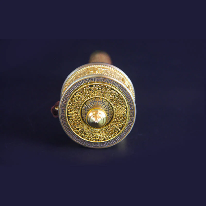 Ruota della preghiera tibetana fortunata Decorazione con sei parole vere - Image 7