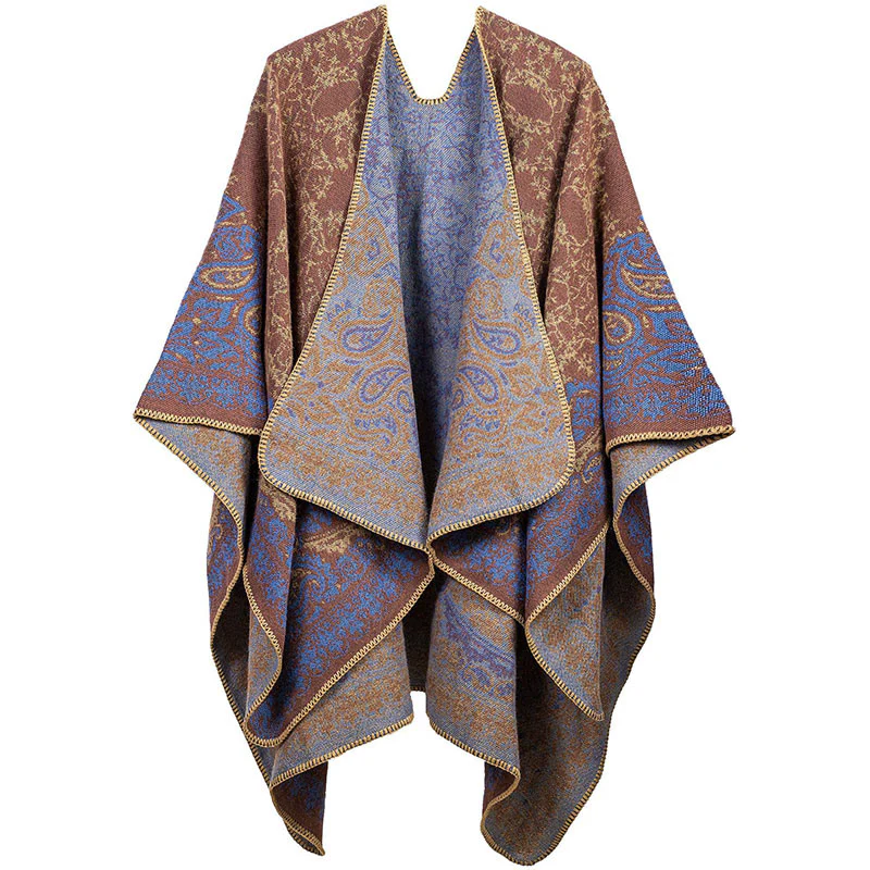 Sciarpa unisex con motivo floreale Paisley e motivo a contrasto di colori tibetano Buddha Stones - Image 8