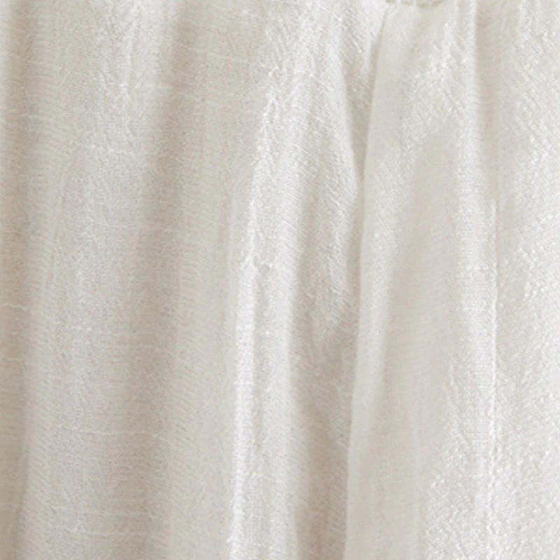 Set di 2 pezzi Buddha Stones, beige, con bottoni cinesi a forma di rana, camicia a maniche lunghe, pantaloni, meditazione, zen, Tai Chi, abbigliamento in cotone e lino, da donna - Image 16