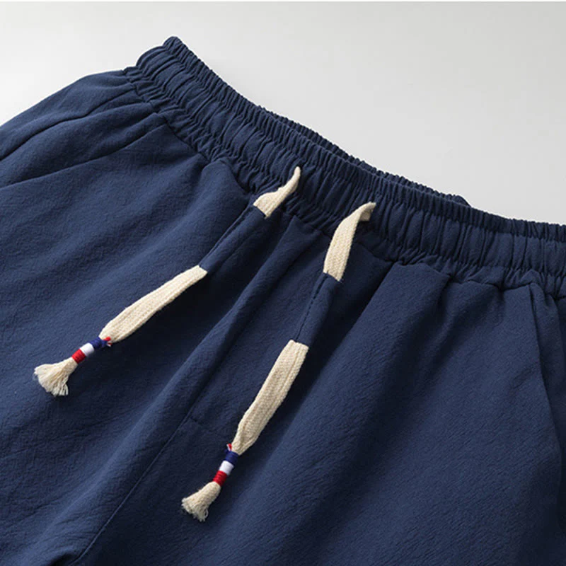 Set di 2 pezzi Buddha Stones, caratteri cinesi, gru, camicia in cotone, pantaloni con tasche, panno da meditazione per uomo - Image 9