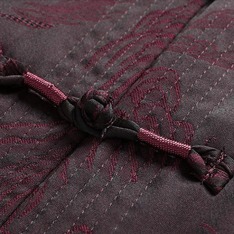 Set di 2 pezzi Buddha Stones , completo da uomo con camicia a maniche lunghe, pantaloni e bottoni a rana, in cotone - Image 12