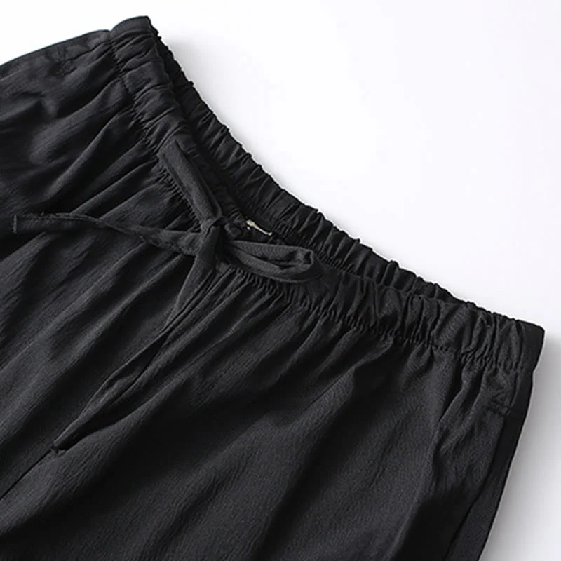 Set di 2 pezzi di abiti tradizionali da uomo con bottoni a rana, camicia a maniche lunghe e pantaloni, in Buddha Stones - Image 12