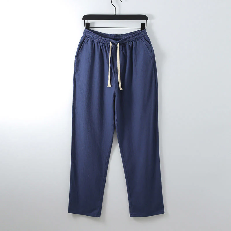 Set di abbigliamento da uomo con pantaloni e top in cotone con colletto incrociato Buddha Stones - Image 16