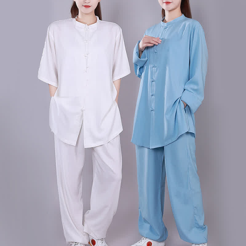 Set di abbigliamento unisex in cotone e lino , Buddha Stones, Tai Chi, Qigong, meditazione, preghiera, pratica spirituale Zen - Image 15