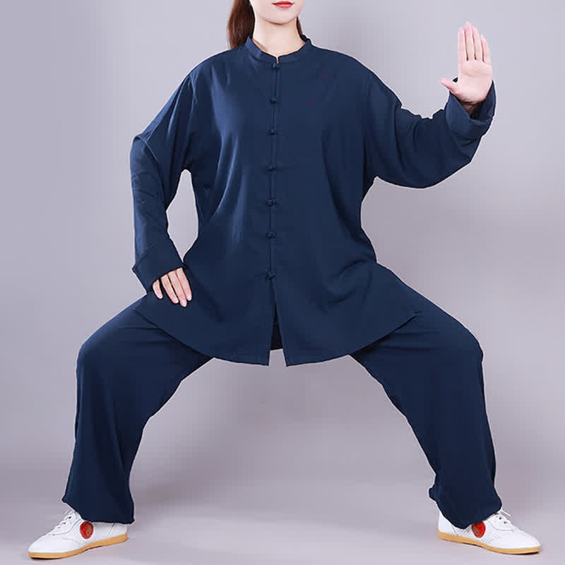 Set di abbigliamento unisex in cotone e lino , Buddha Stones, Tai Chi, Qigong, meditazione, preghiera, pratica spirituale Zen - Image 23