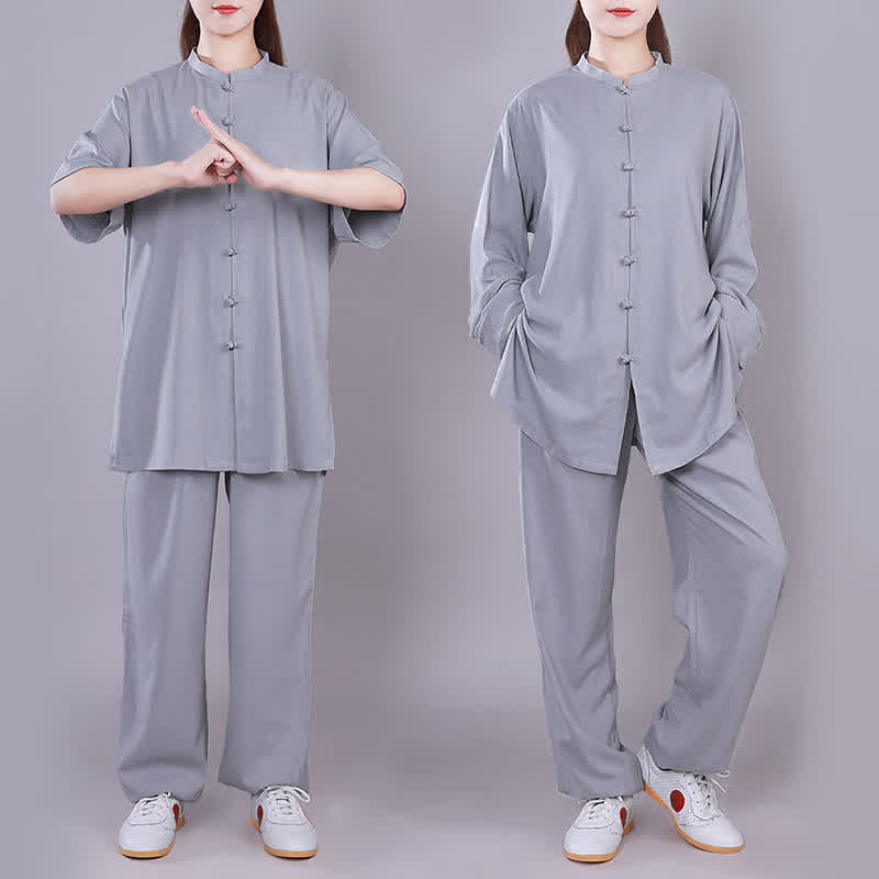 Set di abbigliamento unisex in cotone e lino , Buddha Stones, Tai Chi, Qigong, meditazione, preghiera, pratica spirituale Zen - Image 25
