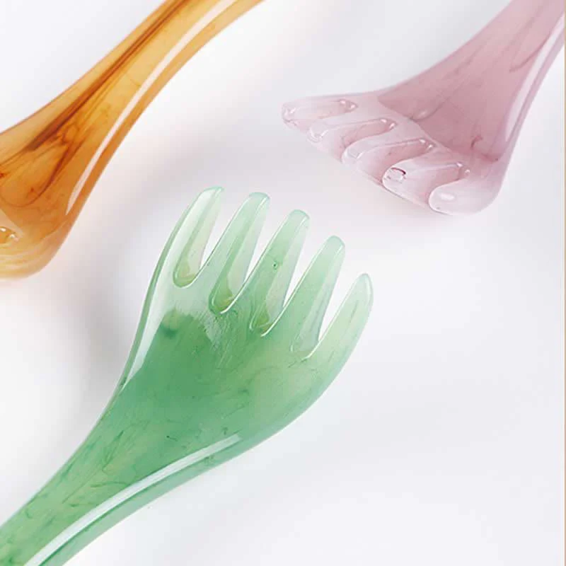 Set di pettini per massaggi Gua Sha in resina - Image 15