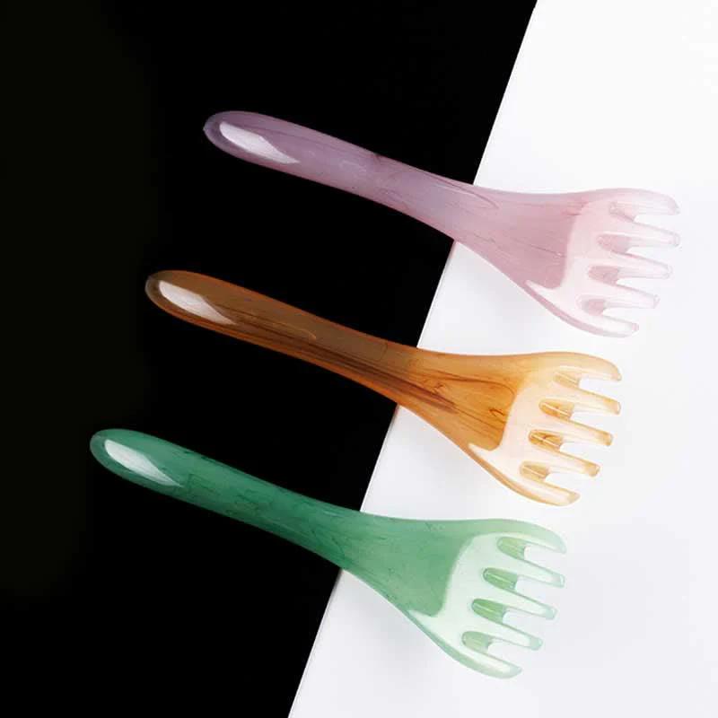 Set di pettini per massaggi Gua Sha in resina - Image 21
