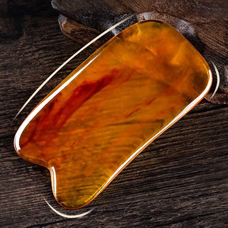 Set di pettini per massaggio completo del corpo e del viso Gua Sha in resina - Image 7