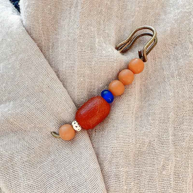 Spilla Buddha Stones Bodhi Seed Agata Calma Armonia - Image 7