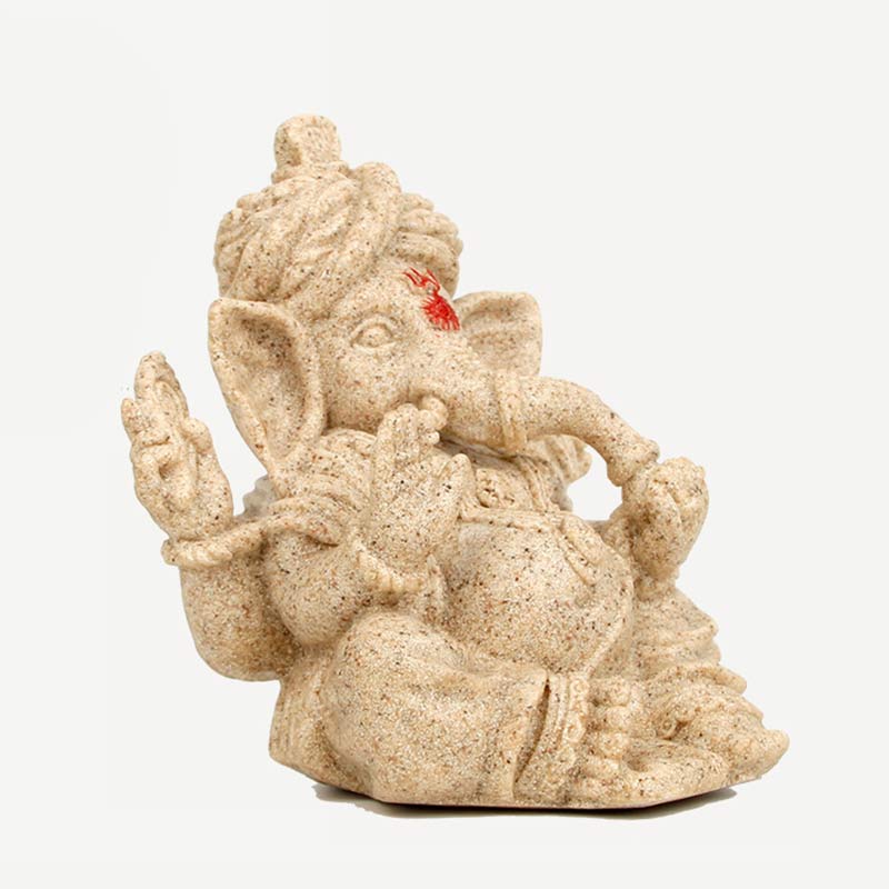 Statua dell'elefante Ganesh Ganpati Trasformazione Decorazione della casa - Image 7