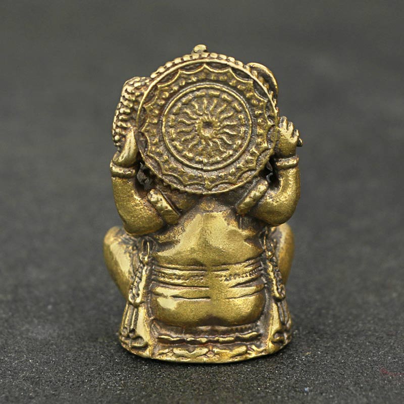 Statua dell'elefante Ganesh Ganpati Wealth Home Decor - Image 5