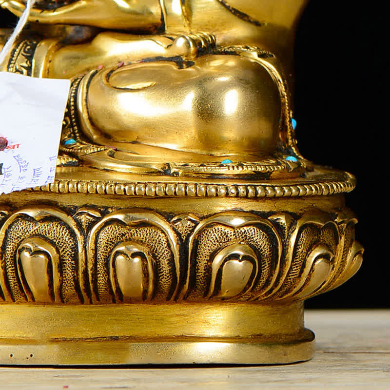 Statua di rame della compassione di Buddha Shakyamuni Decorazione - Image 10