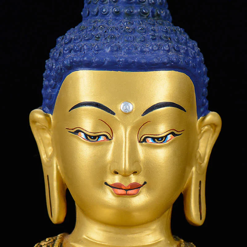 Statua di rame della compassione di Buddha Shakyamuni Decorazione - Image 7