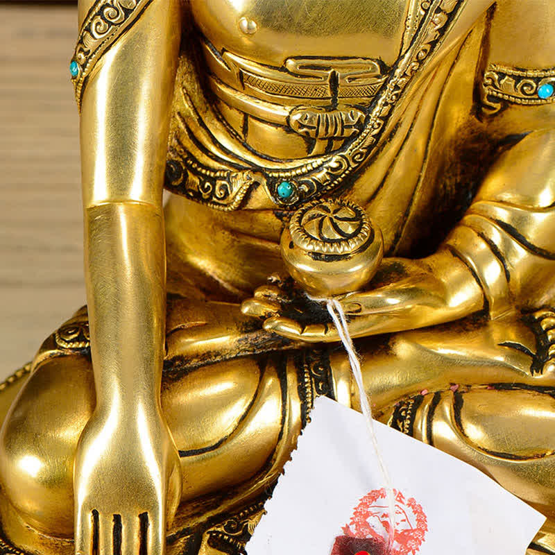 Statua di rame della compassione di Buddha Shakyamuni Decorazione - Image 9