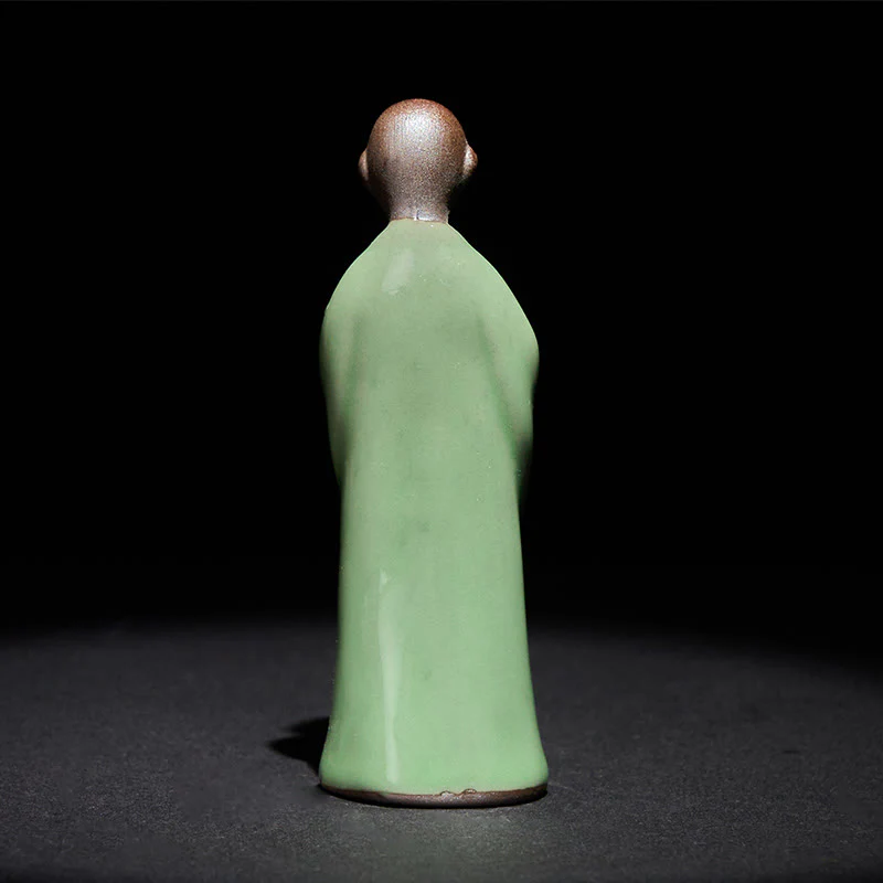 Statua in ceramica del monaco da meditazione, Buddha Stones, decorazione per la casa della serenità - Image 36