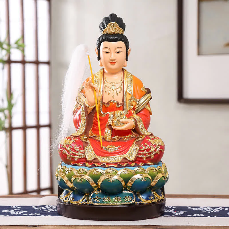 Statua in resina protettiva Bodhisattva Nuwa Decorazione per la casa - Image 10