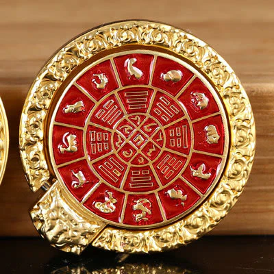 Supporto per anello per telefono con simbolo della pace tibetano Om Mani Padme Hum, decorazioni universali per telefono - Image 16