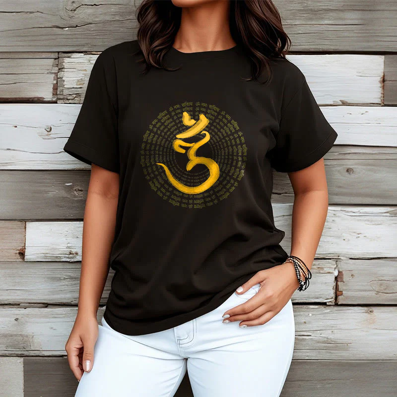 T-shirt Buddha Stones 108 OM NAMAH SHIVAYA Mantra sanscrito - Image 6