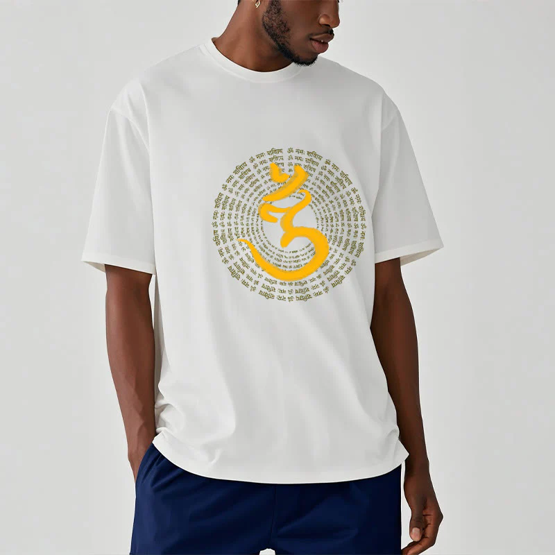 T-shirt Buddha Stones 108 OM NAMAH SHIVAYA Mantra sanscrito - Image 8