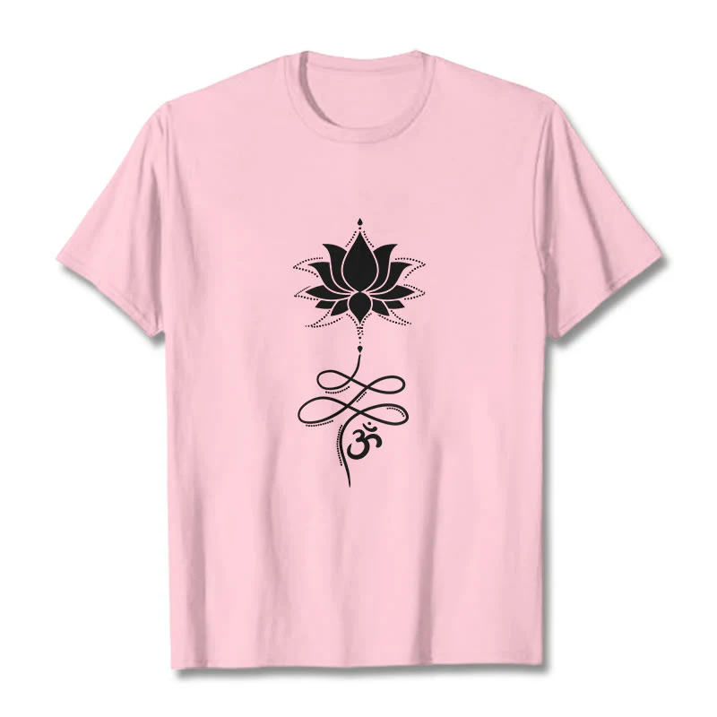 T-shirt con maglietta in sanscrito Buddha Stones Lotus OM - Image 13