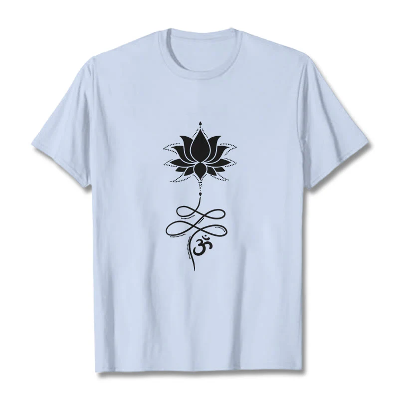 T-shirt con maglietta in sanscrito Buddha Stones Lotus OM - Image 19