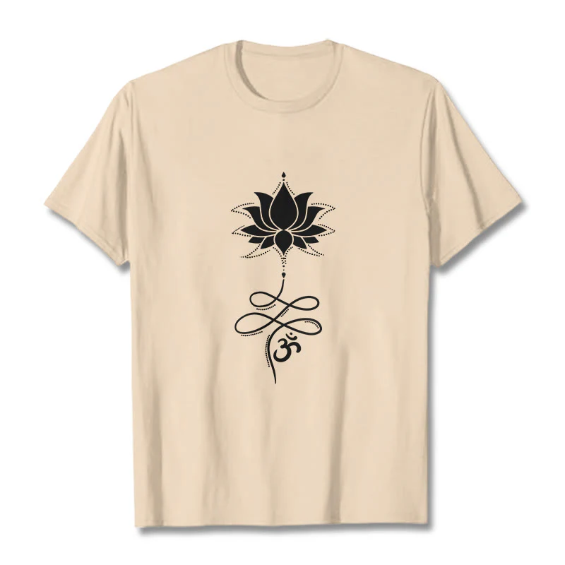 T-shirt con maglietta in sanscrito Buddha Stones Lotus OM - Image 9