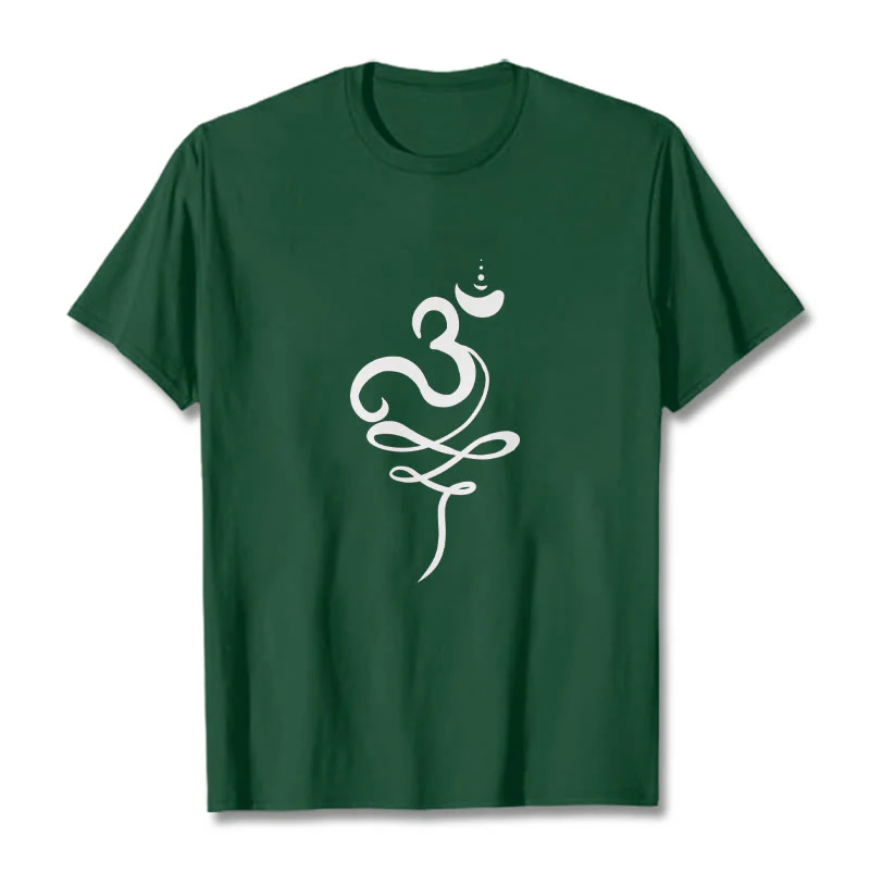 T-shirt con maglietta in sanscrito OM Buddha Stones - Image 11
