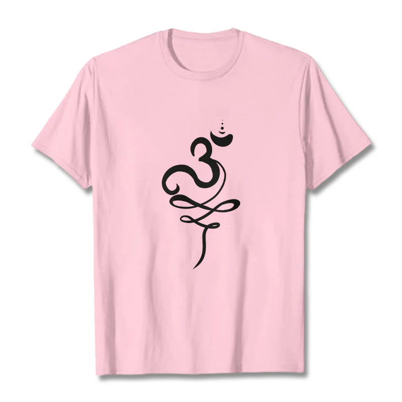 T-shirt con maglietta in sanscrito OM Buddha Stones - Image 13