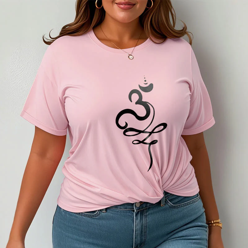 T-shirt con maglietta in sanscrito OM Buddha Stones - Image 14