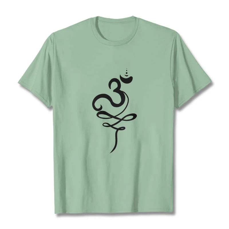 T-shirt con maglietta in sanscrito OM Buddha Stones - Image 15