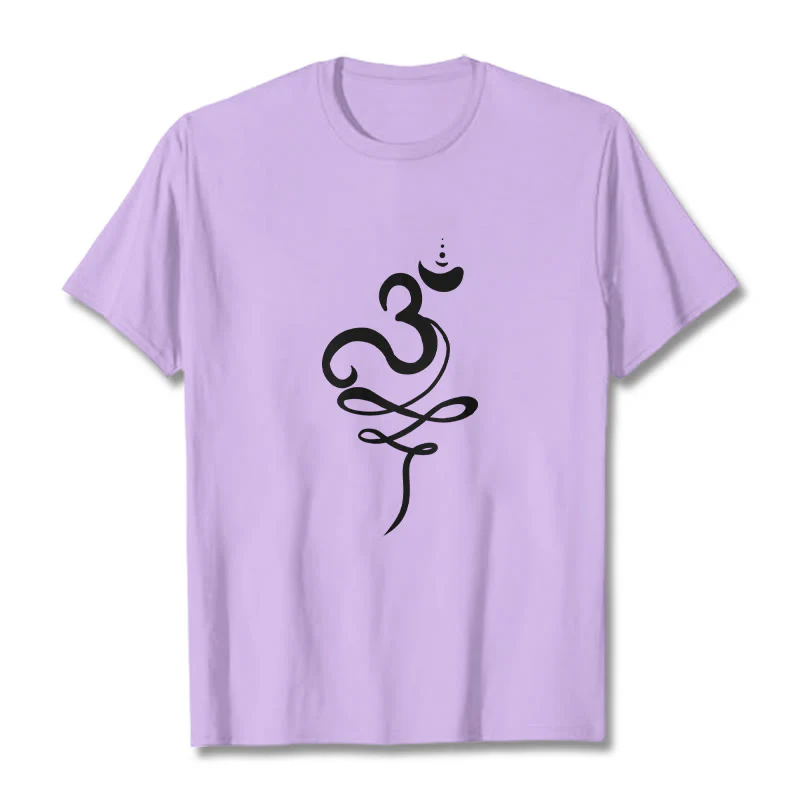 T-shirt con maglietta in sanscrito OM Buddha Stones - Image 17