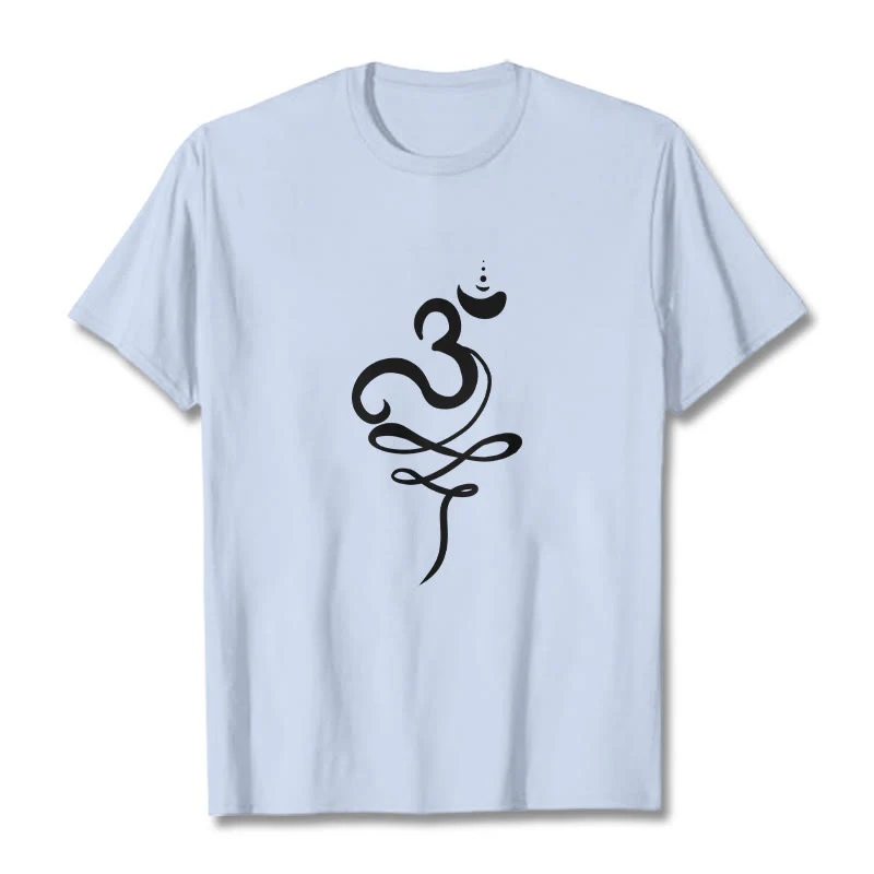 T-shirt con maglietta in sanscrito OM Buddha Stones - Image 19