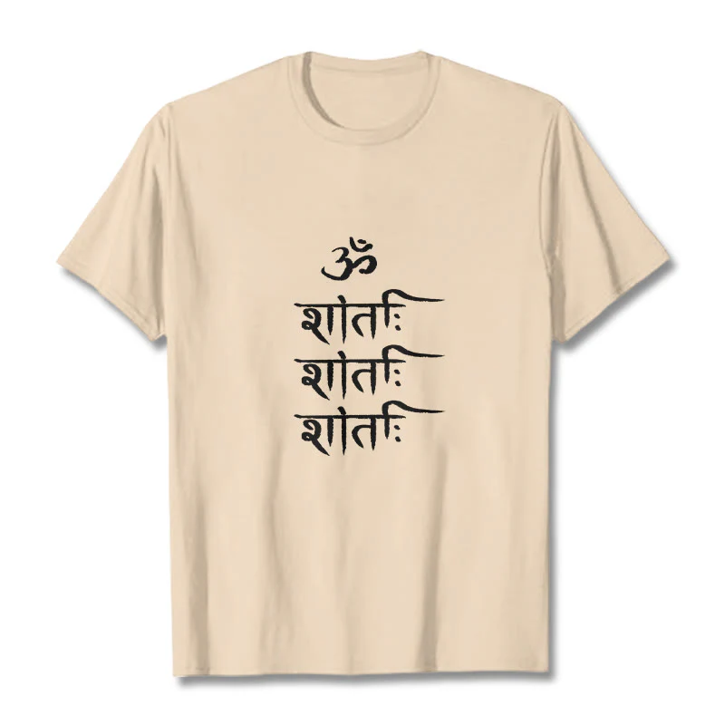 T-shirt con motivo sanscrito Buddha Stones OM MANTRA - Image 11